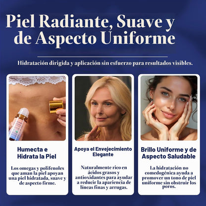 Aceite de Ricino Orgánico con Roll-On de Cuarzo Rosa — Belleza Natural Sin Desorden